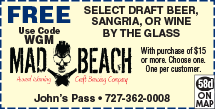 Discount Coupon for Mad Beach Craft Brewing Company